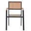 Ensemble de table de salle à manger 7 pièces pour patio, ensemble de salle à manger pour 6 personnes avec six chaises et une table rétractable, ensemble de conversation pour patio toutes saisons pour cour, cour et piscine-115115599