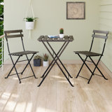 Square 2 - Person 54cm Long Bistro Set