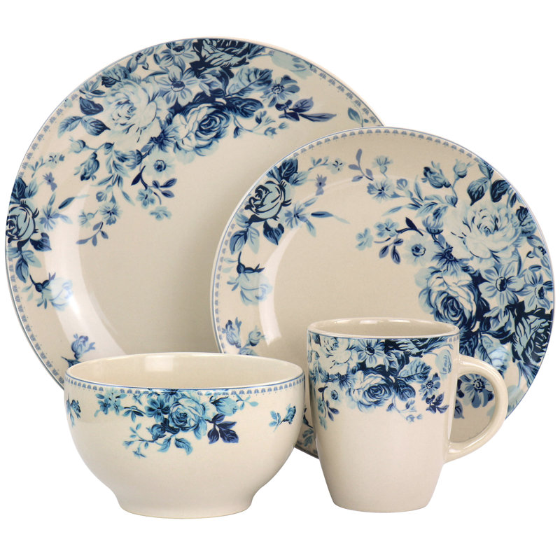 Piece Stoneware Dinnerware Set - Service for 4