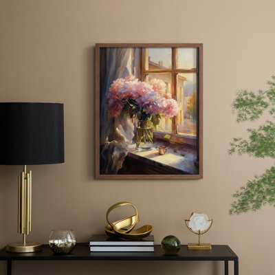Reproduction encadrée FLORAL Series DCCLxxxv - bois massif