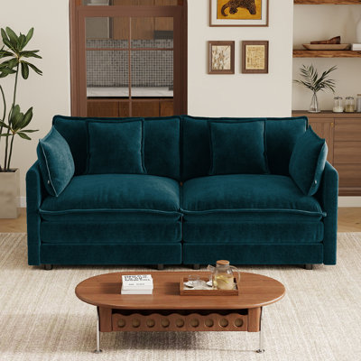 ModuForm Modular Sectional Sofa with Ottoman for Living Room or Bedroom