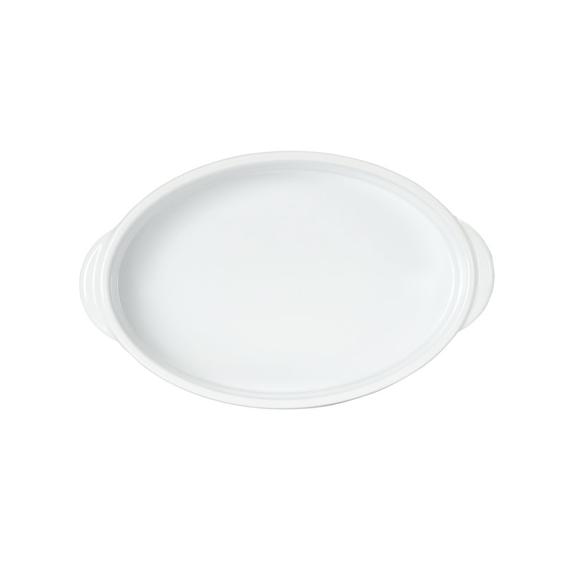 Oval Cocotte, White