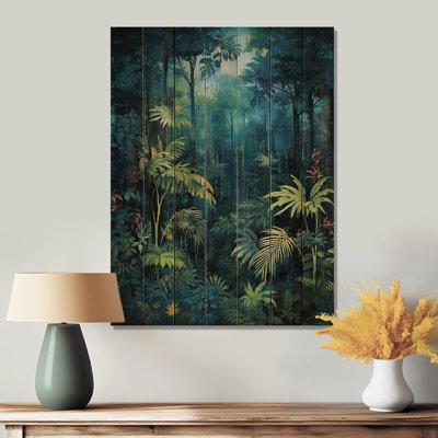 Jantine Jungle Expedition sur impression sur bois