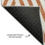 Tapis de couloir Premium Paprika 2 pi 3 po x 7 pi 6 po lavable à la machine Premium Cerrito-104003332