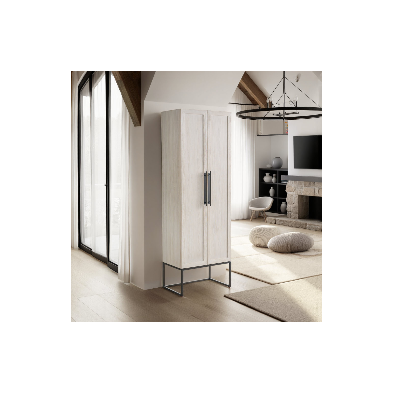 Baxley Armoire, Light Bronze