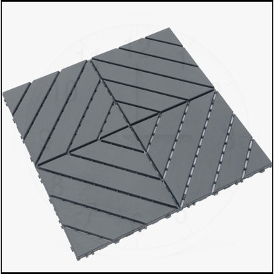 Versatile Plastic Deck Tiles for Outdoor and Indoor Use, Enhancing Any Space