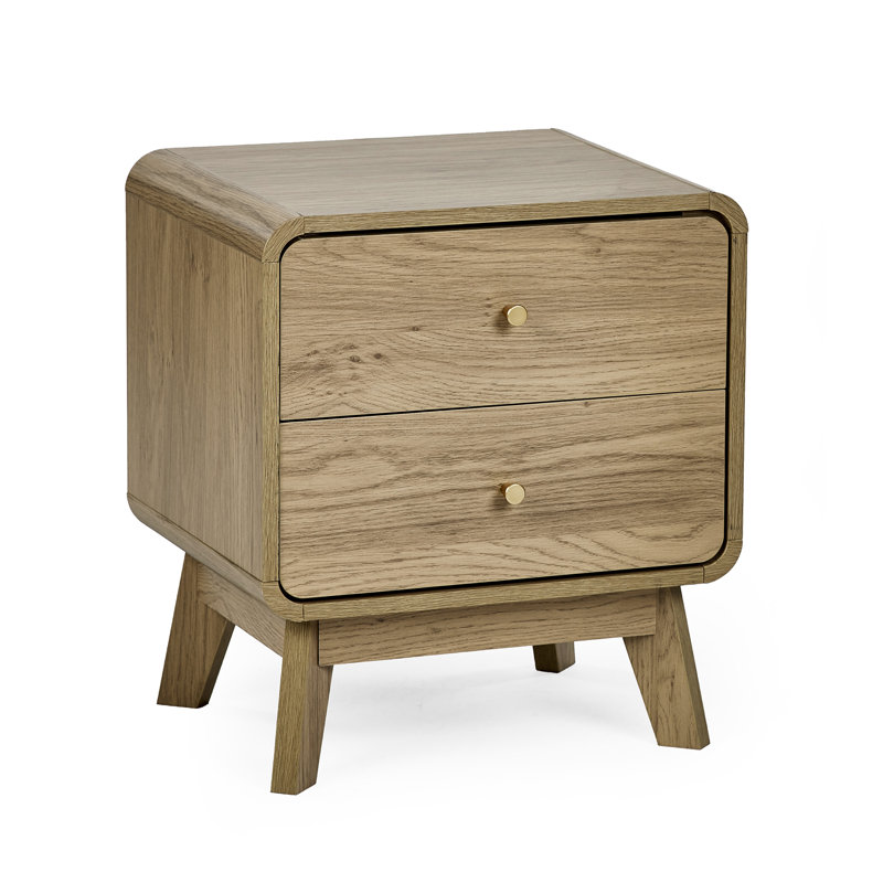 Tachaka 47.2cm W Manufactured Wood Bedside Table