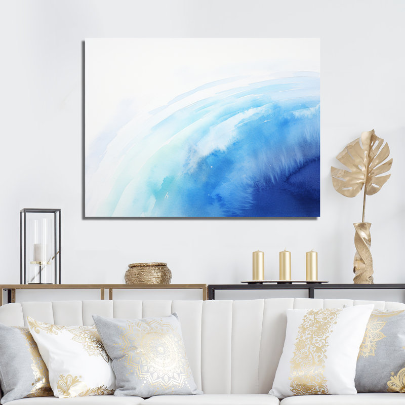 " Calming Arc Of Stillness ", Black Picture Framed, 24" H x 32" W