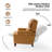 Adeesa Genuine Leather Manual Recliner-1773226424