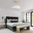 20-Inch Ceiling Fan with Ligh, DC Reversible Motor, Remote Included, Ideal for Bedroom and Living Room