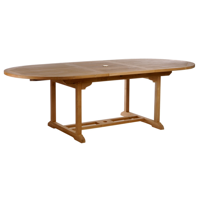 Dacia Outdoor Oval Teak Dining Table