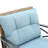 3Pcs Rocking Rattan Set Wholesale Leisure Chair Outdoor Rattan Rocking Chair Set-331473066
