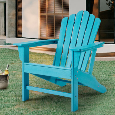 Chaise Adirondack d'extérieur, gris ardoise