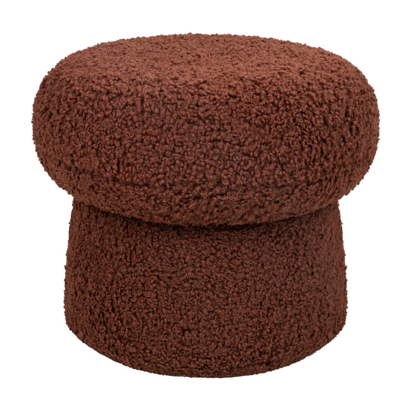 Mini Mushroom Pouf, Rouge Teddy Loop