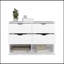 Commode 4 tiroirs, finition blanche-1021583930
