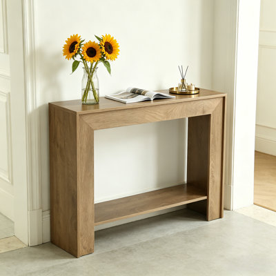 41" Narrow Entryway Table, Farmhouse Console Table