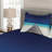 Landscape Coastal Polyester Coverlet-1466660297