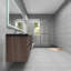 Ensemble de meuble-lavabo double mural 72 po Goodlow Kody-703398802