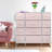 Sorbus 12 Drawers Dresser with Steel Frame and Wood Top-66250978
