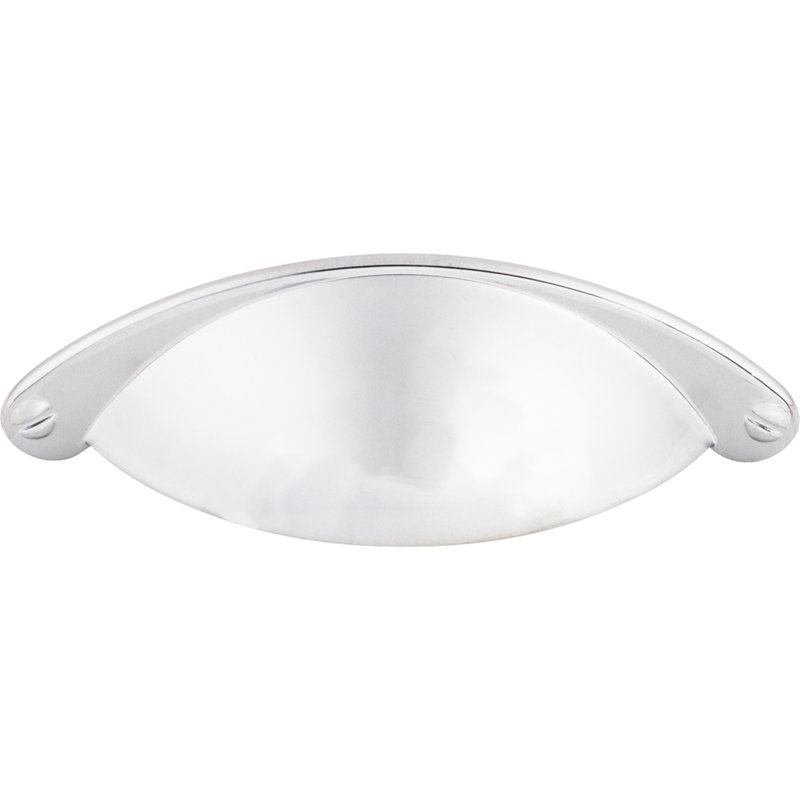 Arendal 2 1/2" Center to Center Cup/Bin pull, Polished Chrome