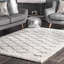 Tapis blanc / gris Anel-18101097