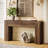 63-Inch Wooden Foyer Table With With 2 Hidden Drawers-393682073