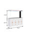 Premium White Large White Bottom-Filter Aquarium