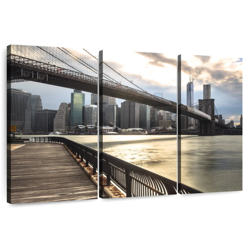 Senne NY Brooklyn Bridge, 42" H x 65" W
