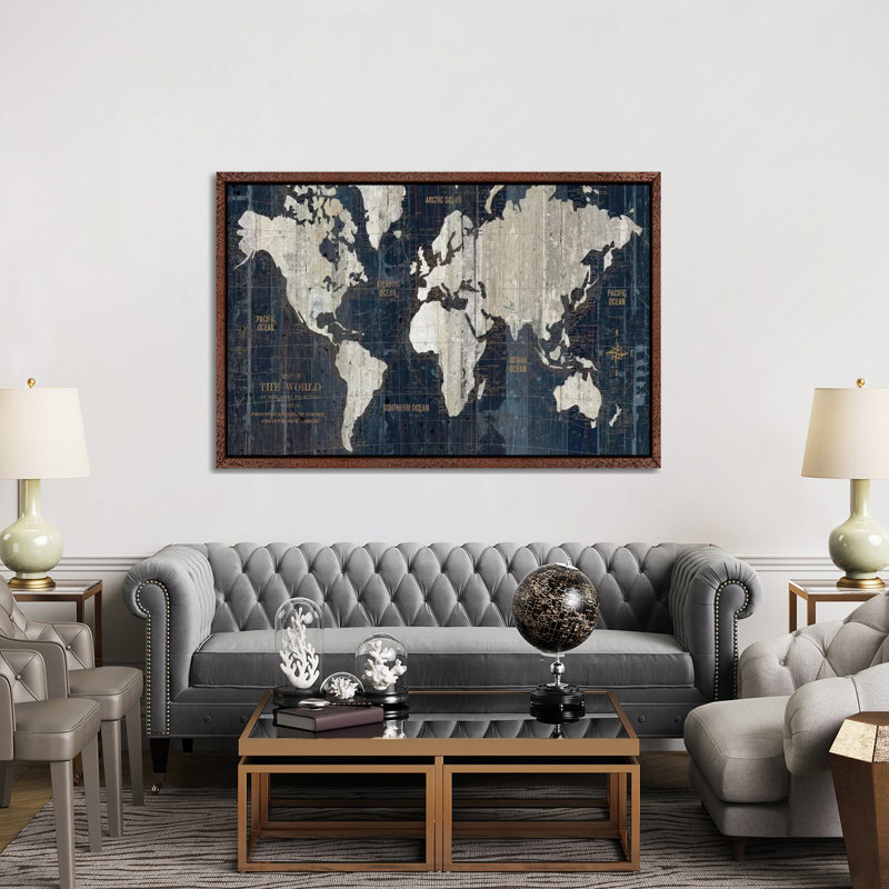 Print on Canvas, 66.04 cm H x 45.72 cm W, Classic Wood Floater Framed