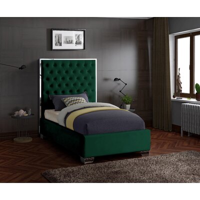 Spadaro Tufted Upholstered Platform Bed -  Everly Quinn, 1BDED9815E184002B1D7C2062436E797