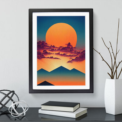 Mountain Sunset - Framed Print