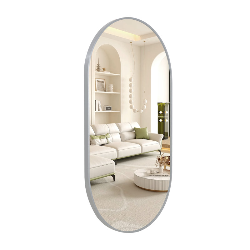 Miroir mural Regimia, 33 po x 20 po, Argent