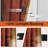 Burnt Orange Curtains 2 Panels Abstract Rust Curtain Room Darkening Grommet Window Treatments Modern Decorative For Bedroom Living Room, 52X84 Inches