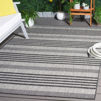 Gonsalve Performance Performance Striped Indoor/Outdoor Area Rug