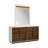 Pavira Dresser With Mirror - Walnut