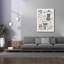 «Red Coffee Barrel I V2 Gingham» par Courtney Prahl, art mural sur toile-972044714