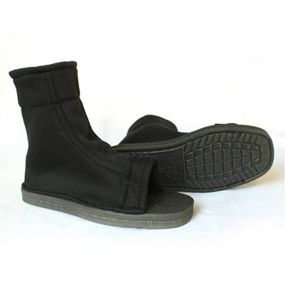 Anime Shoes Cosplay Boots Japanese Traditional Role Open-toe Halloween Black Size 37