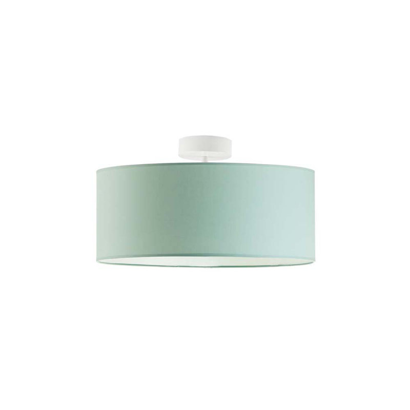 Audriona Semi Flush Mount, Mint, White, 30cm H x 40cm W x 40cm D