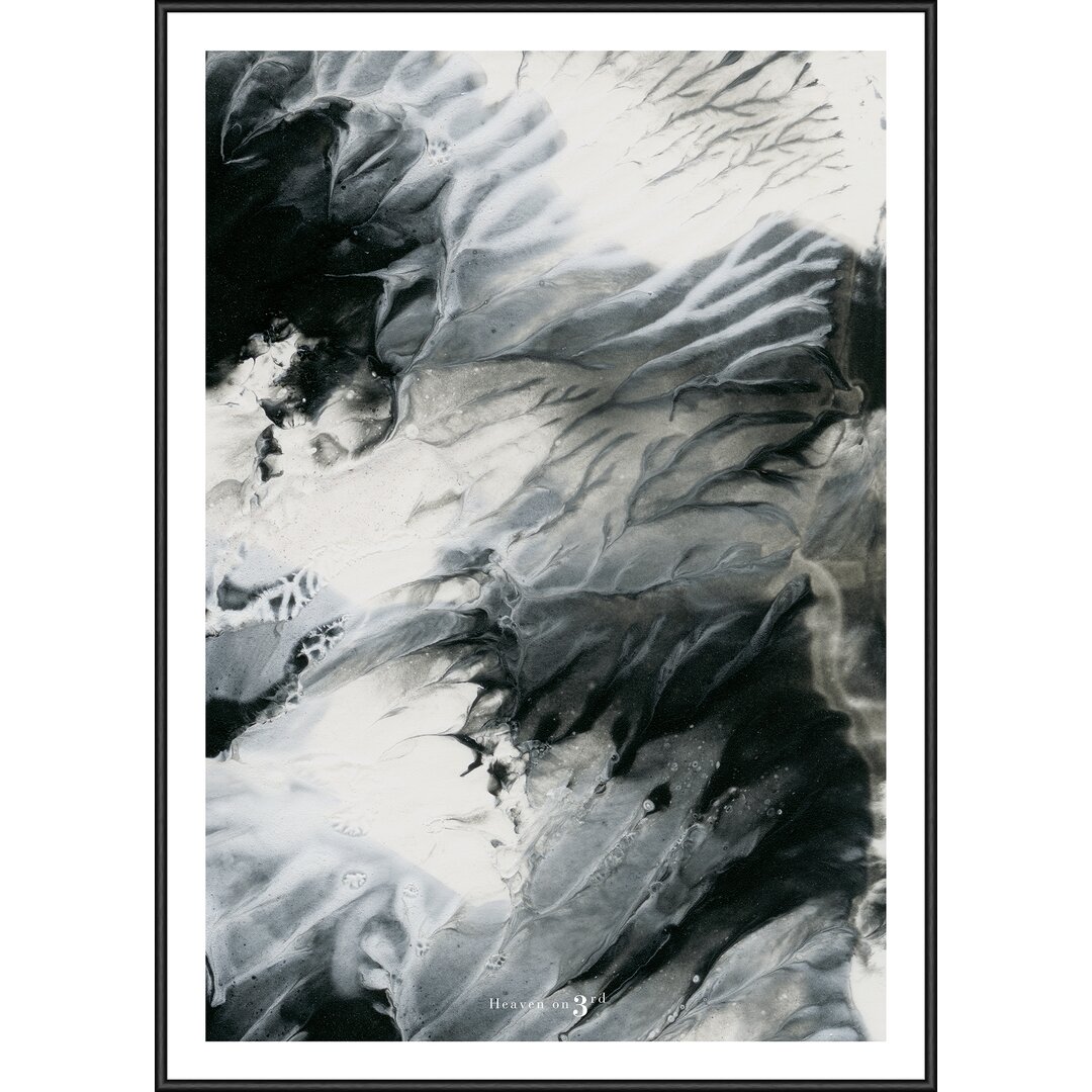 Gerahmtes Poster „Dark Clouds“, Grafikdruck