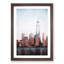 Downtown New York City Skyline 1 Piece Single Picture Frame Painting on MDF-56853433-56853434