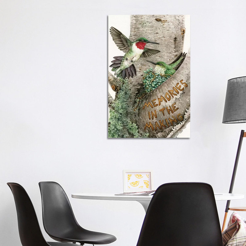 «Memories in the Fabrication» par Tracy Lizotte - impression d'art graphique, H 40 po x l 26 po x P 1,5 po, Toile tendue
