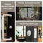 36 po X 84 po Porte commerciale en aluminium noir droite / extérieure-123553623-123553620