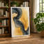 Flowing Forms Japandi - Wrapped Canvas-1370735939-1370735946