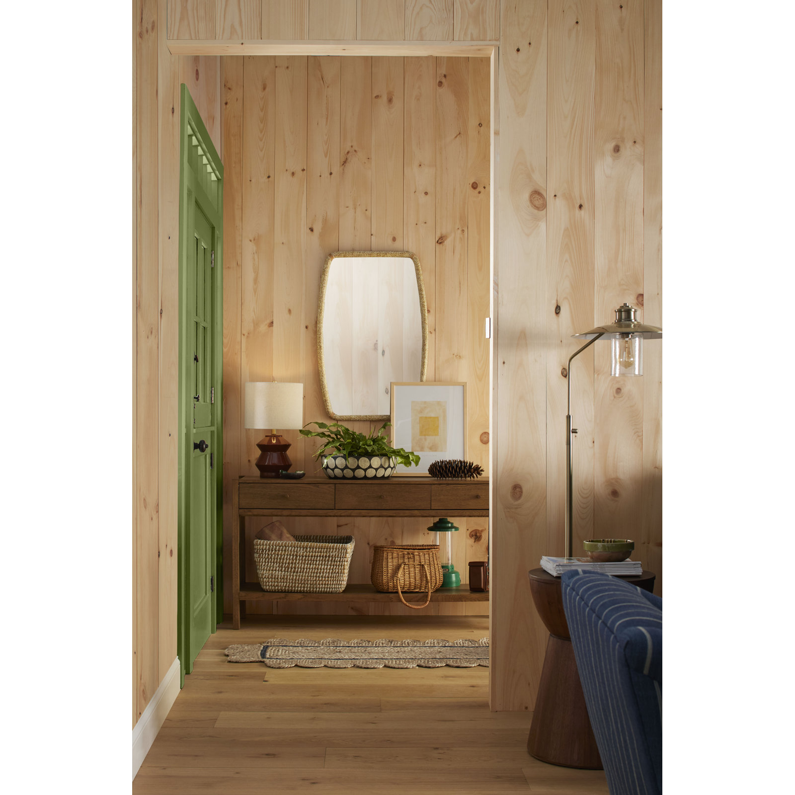 57'' Dimmable Swing Arm Floor Lamp