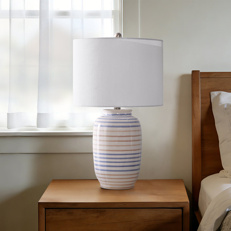 Lampe de table 25 po Carmeletta, Beige
