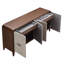 Houston Sideboard With Mirror - Walnut