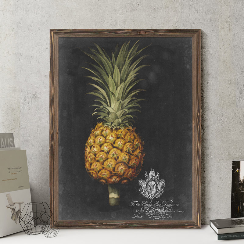 « royal brookshaw pineapple i » par paul cezanne-reproduction d’art sur toile encadrée, H 32 po x l 44 po x 1,25 po