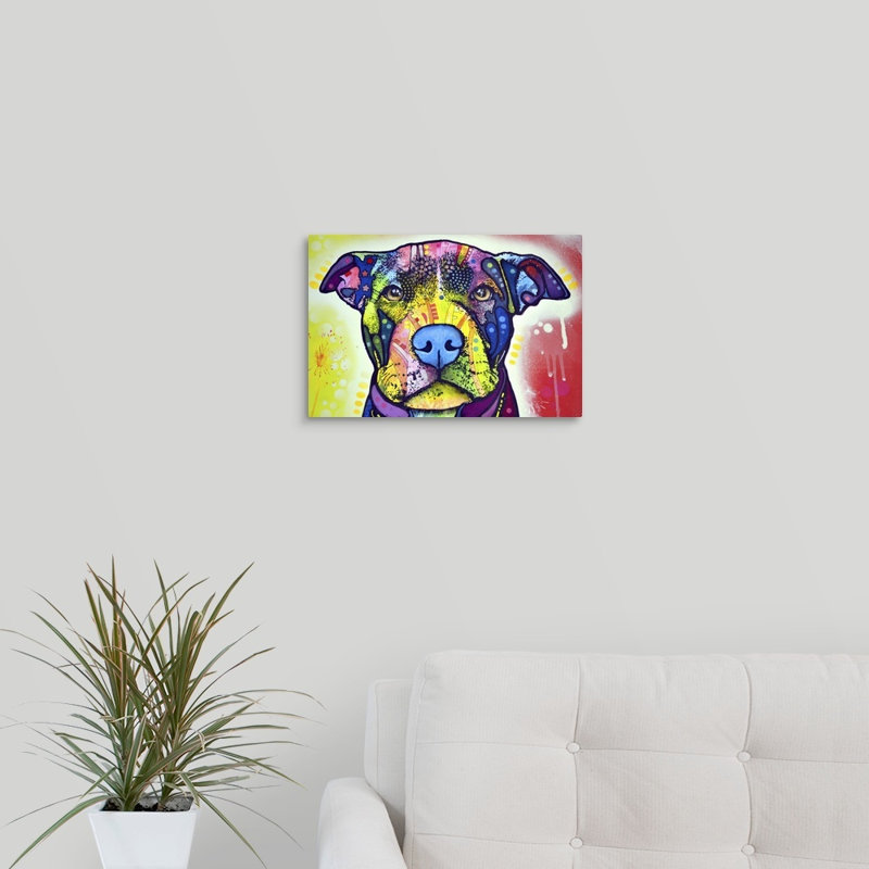 «Love-A-Bull» par Dean Russo - impression, Toile tendue, H 8 po x l 12 po x P 1,5 po