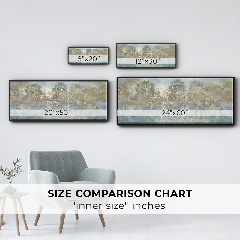 River Reflection- Framed Canvas