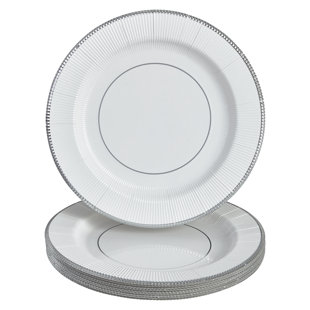 Disposable Paper Dinner Plate (Set of 10)
